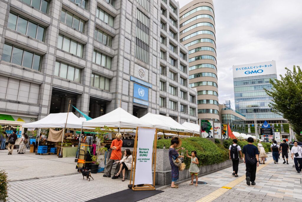 Farmers Market at UN University.