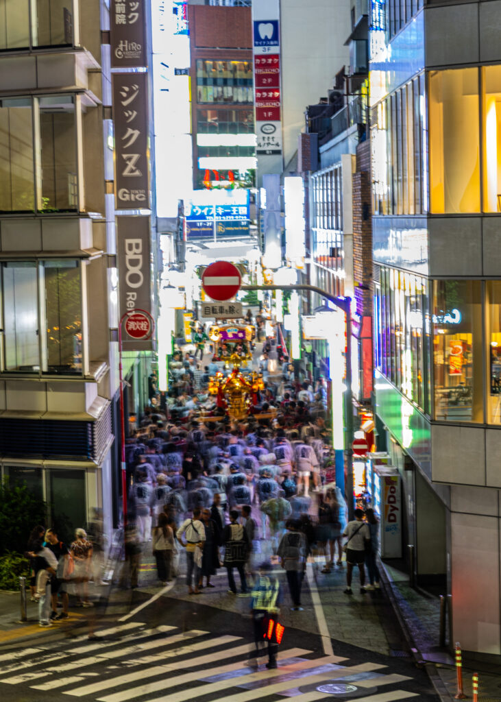 A local cultural group celebrating